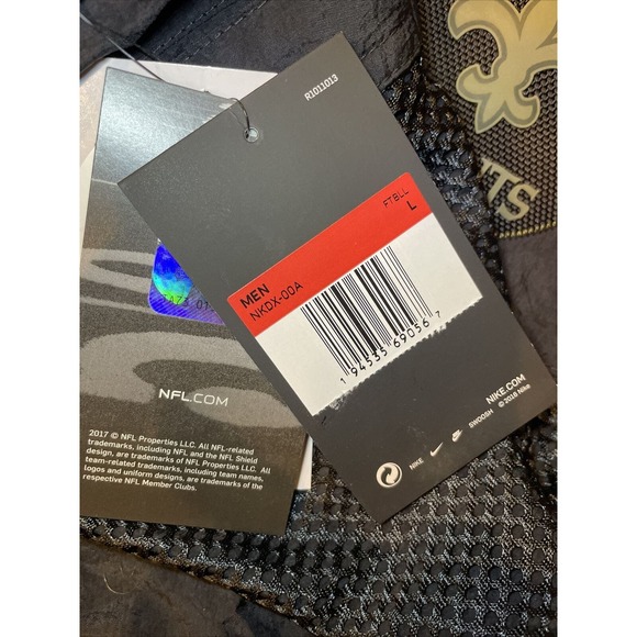 New Orleans Saints NIKE Salute to Service NFL Football Jacket Mens Large NEW - Picture 9 of 12